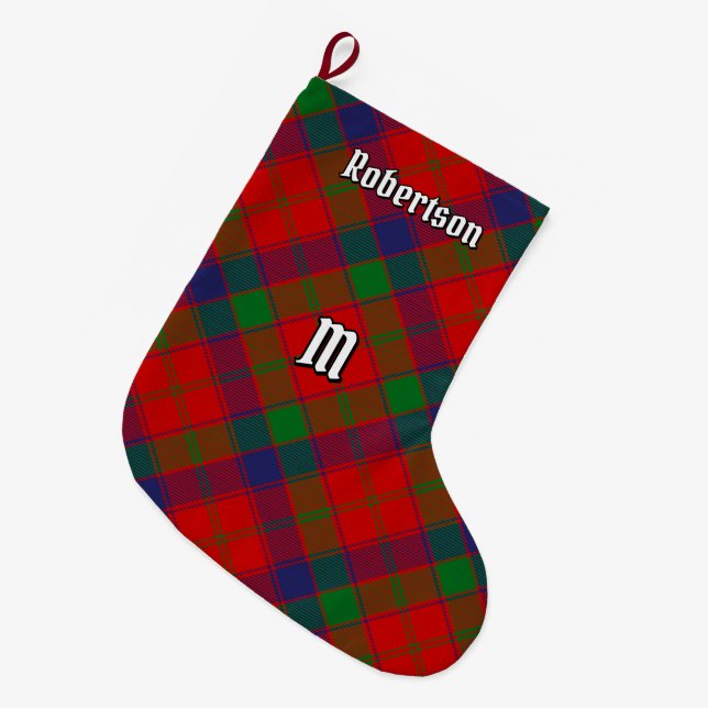 Klan Robertson Tartan Stor Julstrumpa (Framsidan (Hängande))
