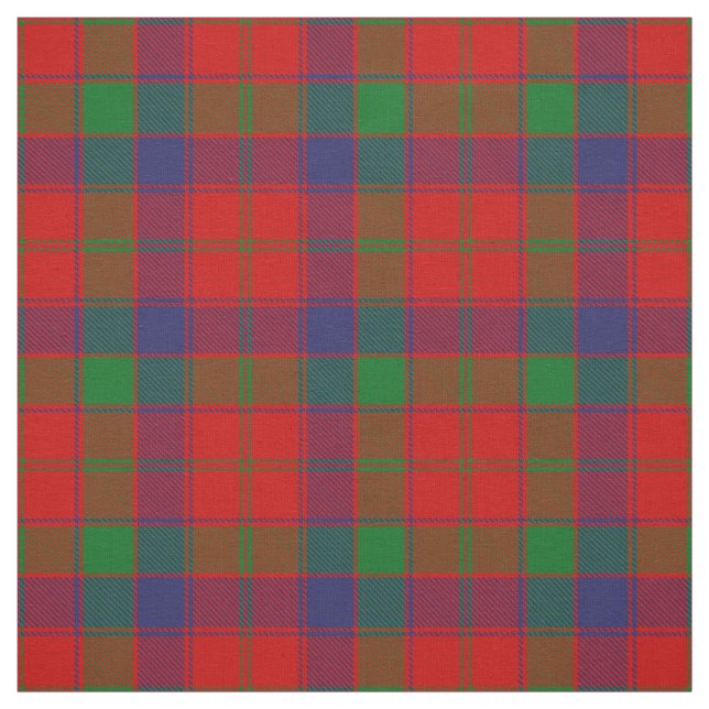 Klan Robertson Tartan Tyg (Provkarta)