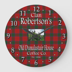 Klan Robertsons gamle Dunalastair House Coffee Co. Stor Klocka