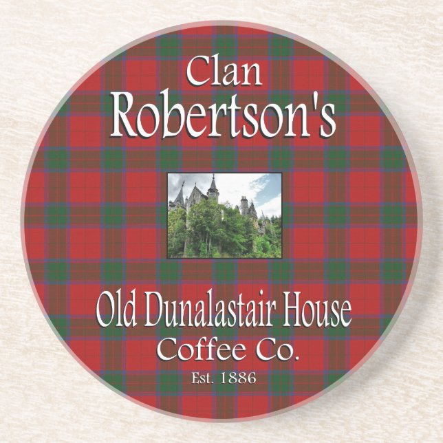 Klan Robertsons gamle Dunalastair House Coffee Co. Underlägg (Framsidan)