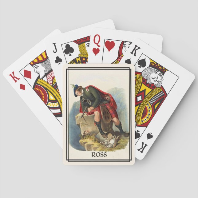 Klan Ross Classic Scotland Bicycle Deck Spel Kort (Baksidan)