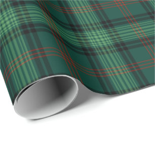 Klan Ross Hunting Tartan Grönt Plaid Presentpapper