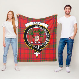 Klan Ross Modern Tartan Play Fleecefilt