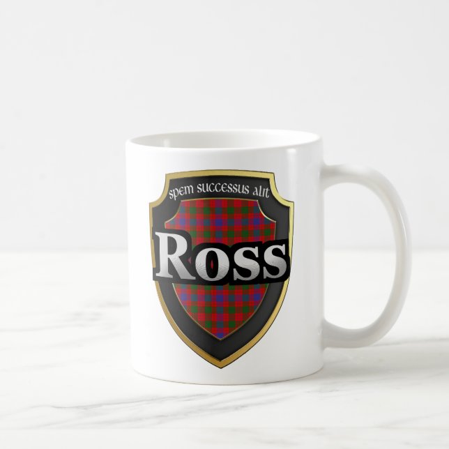 Klan Ross Scottish Dynasty Tartan Mugg Kopp (Höger)