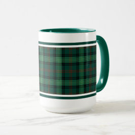 Klan Ross Tartan Grönt Scottish Play Mugg