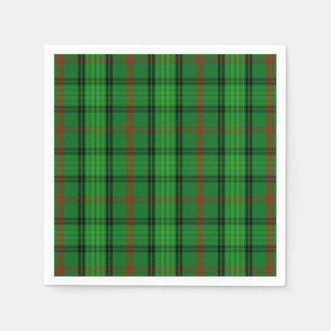 Klan Ross Tartan Pappersservett (Framsidan)