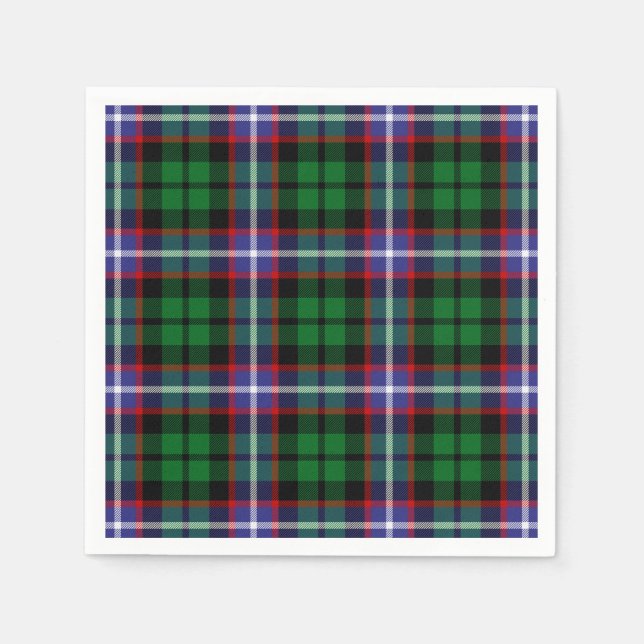Klan Russell Tartan Pappersservett (Framsidan)