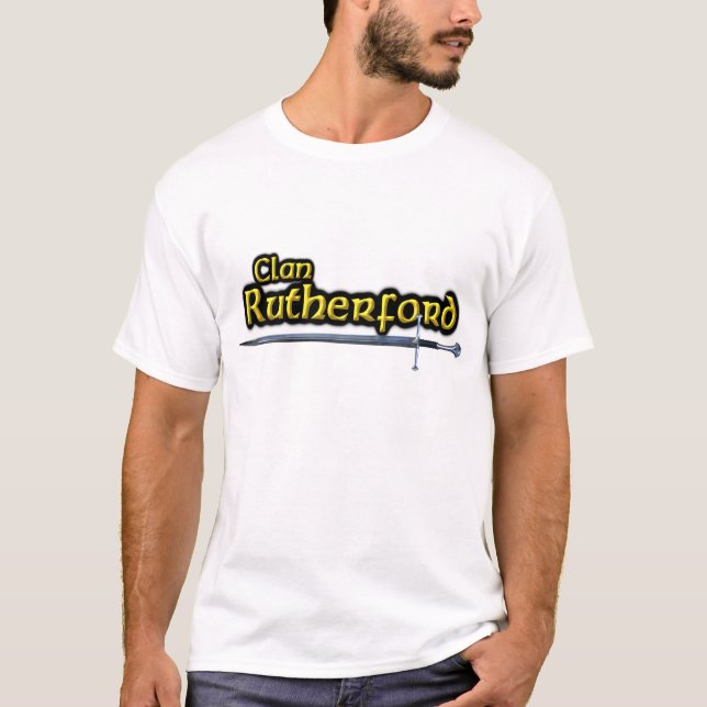 Klan Rutherford Inspired Scottish T-shirt (Framsida)