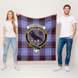 Klan Rutherford Tartan Play Fleecefilt