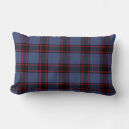 Klan Rutherford Tartan Royal Blue och Black Play Lumbarkudde