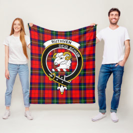 Klan Ruthven Tartan Play Fleecefilt