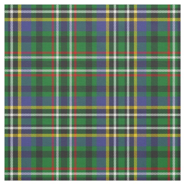 Klan Scott Grönt Tartan Fabric Tyg (Provkarta)