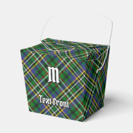 Klan Scott Grönt Tartan Favor Box Presentaskar