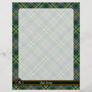 Klan Scott Grönt Tartan Flyer