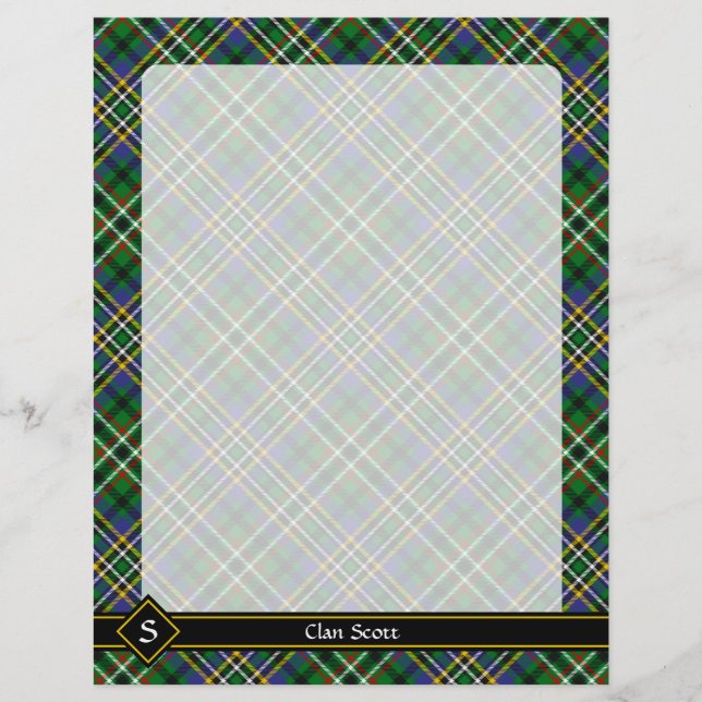 Klan Scott Grönt Tartan Flyer (Framsidan)