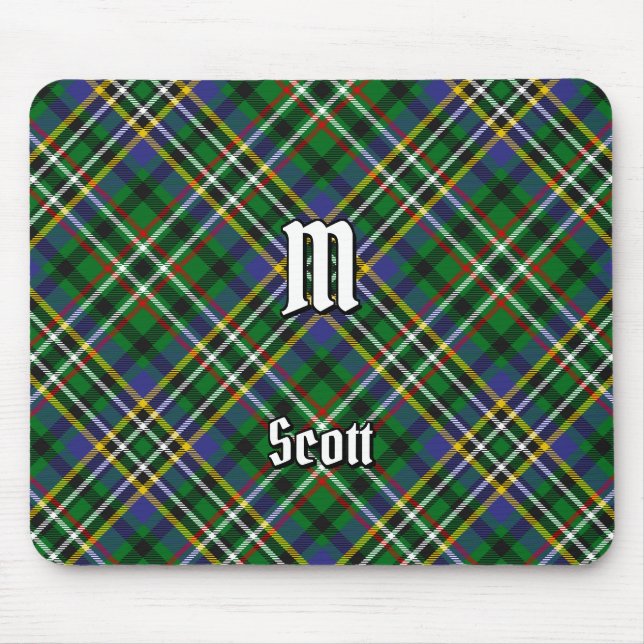 Klan Scott Grönt Tartan Mouse Pad Musmatta (Framsidan)