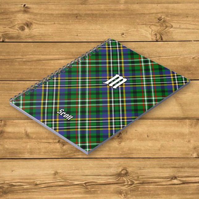 Klan Scott Grönt Tartan Notebook Anteckningsbok (Skapare uppladdad)