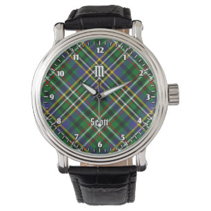 Klan Scott Grönt Tartan Watch Armbandsur