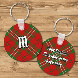 Klan Scott Red Tartan Keychain Nyckelring