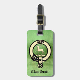 Klan Scott Vapensköld Badge Bagagebricka