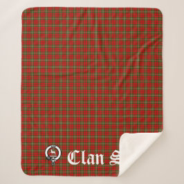 Klan Scott Vapensköld Badge och Tartan