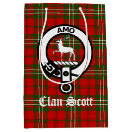 Klan Scott Vapensköld Badge & Tartan