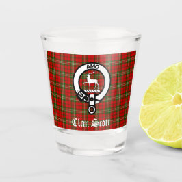Klan Scott Vapensköld Badge & Tartan