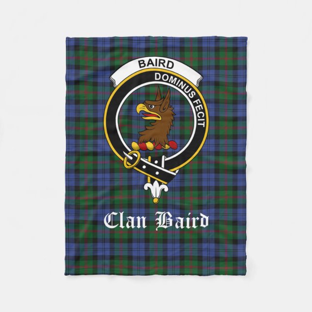 Klan Scottish Play Sherpa Blanket Baird Fleecefilt (Framsidan)