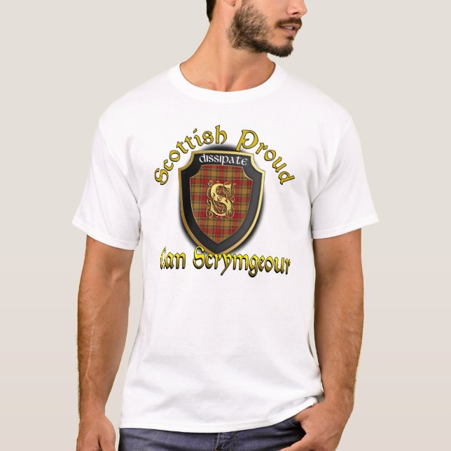 Klan Scrymgeour Scottish Proud Shirts Tee (Framsida)