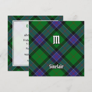 Klan Sinclair Hunting Tartan Inbjudningar