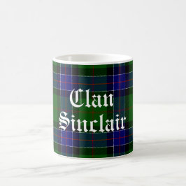 Klan Sinclair Tartan Anpassade Kaffemugg