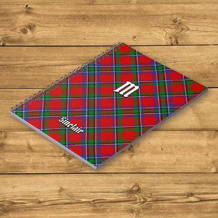 Klan Sinclair Tartan Anteckningsbok