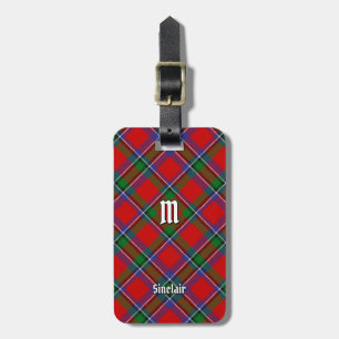 Klan Sinclair Tartan Bagagebricka
