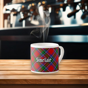 Klan Sinclair Tartan Espressomugg