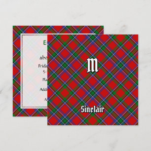 Klan Sinclair Tartan Inbjudningar