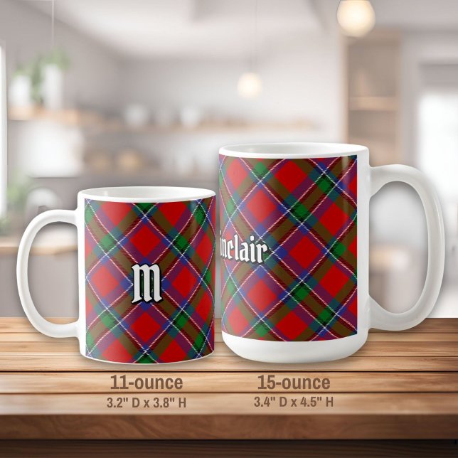 Klan Sinclair Tartan Kaffemugg (Skapare uppladdad)