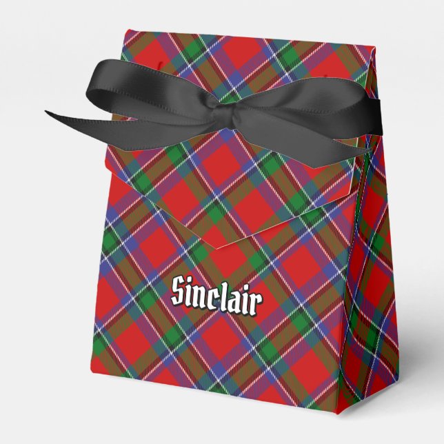 Klan Sinclair Tartan Presentaskar (Framsidan Sidan)