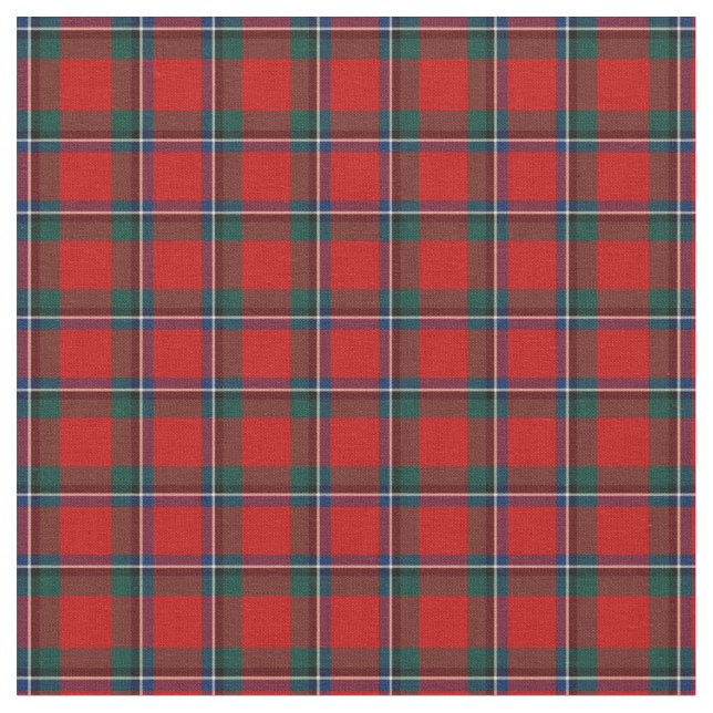Klan Sinclair Tartan Tyg (Närbild)
