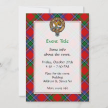 Klan Sinclair Vapensköld över Tartan