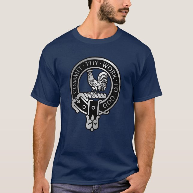 Klan Sinclair Vapensköld T-Shirt (Framsida)