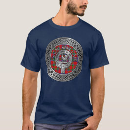 Klan Sinclair Vapensköld & Tartan Knot T Shirt