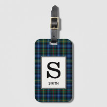 Klan Smith Tartan Monogrammed