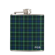 Klan Stewart Grönt Hunting Tartan Monogram