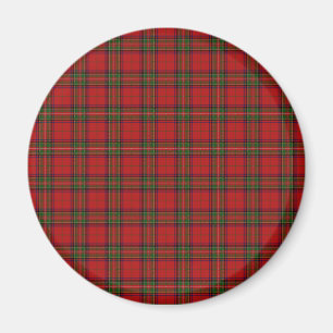 Klan Stewart Royal Scottish Tartan Play Mönster Magnet