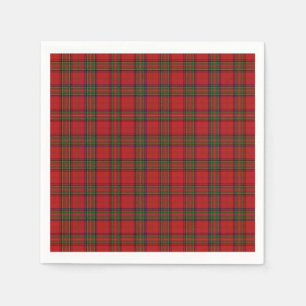 Klan Stewart Royal Scottish Tartan Play Mönster Pappersservett
