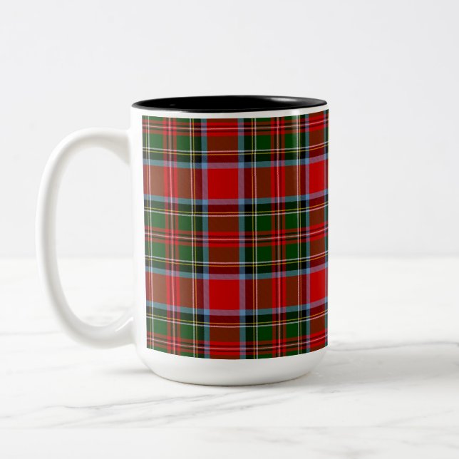 Klan Stewart Tartan Coffee Mugg (Vänster)