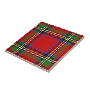 Klan Stewart Tartan Kakelplatta