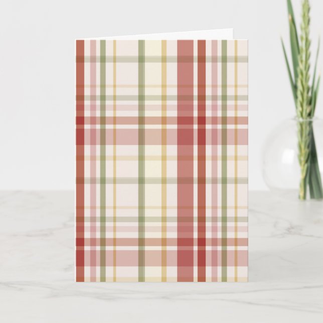 Klan Stewart Tartan Kort (Framsida)