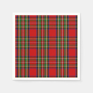 Klan Stewart Tartan Pappersservett