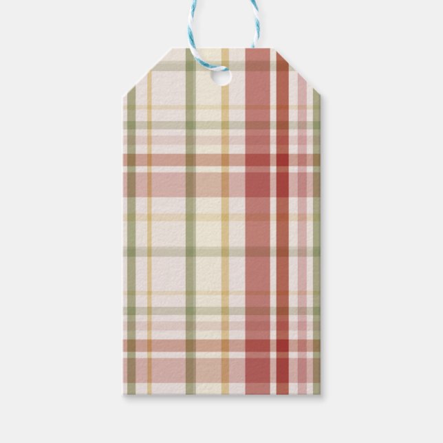 Klan Stewart Tartan Presentetikett (Framsidan)